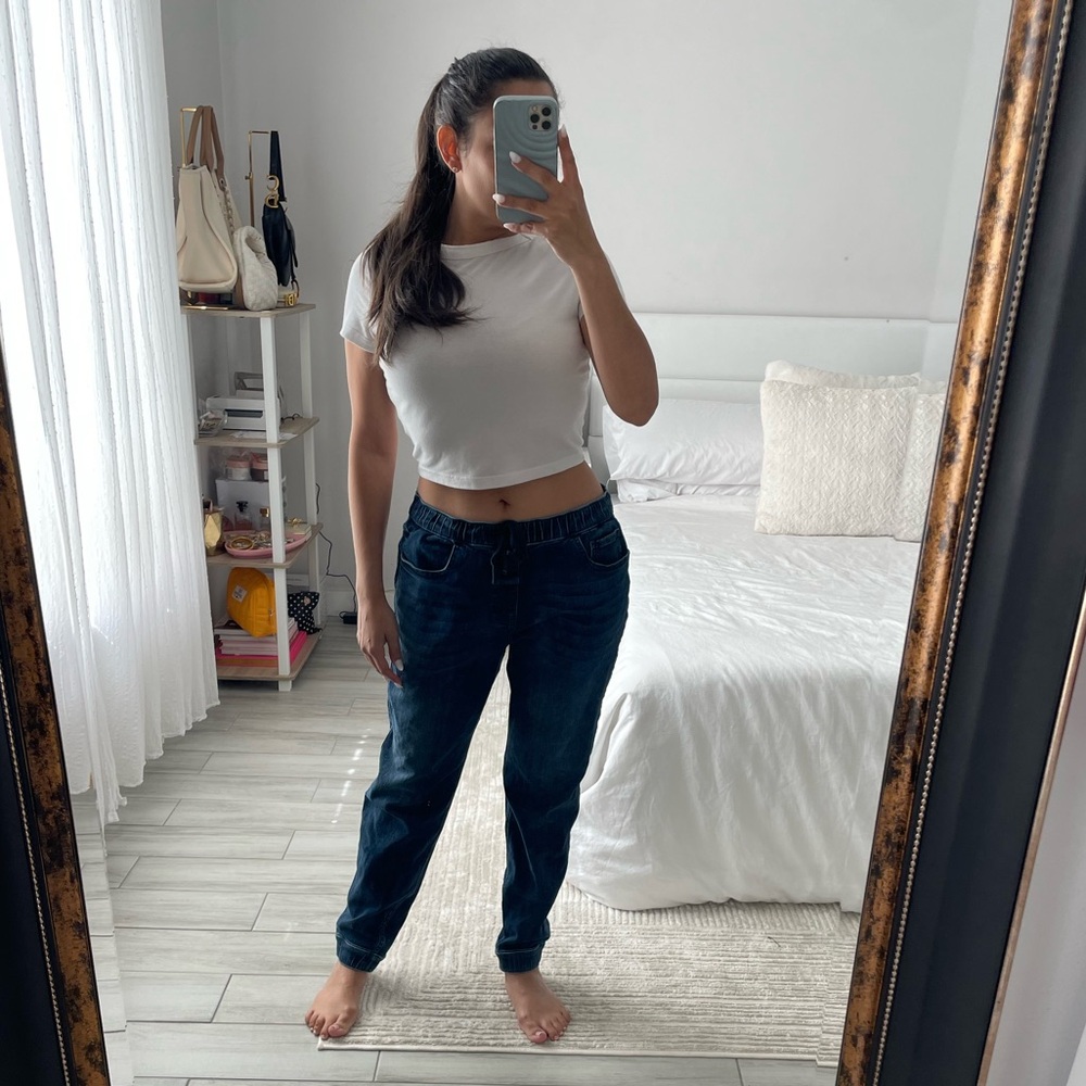 Hollister Dark Wash Skinny Jogger - Advance Stretch